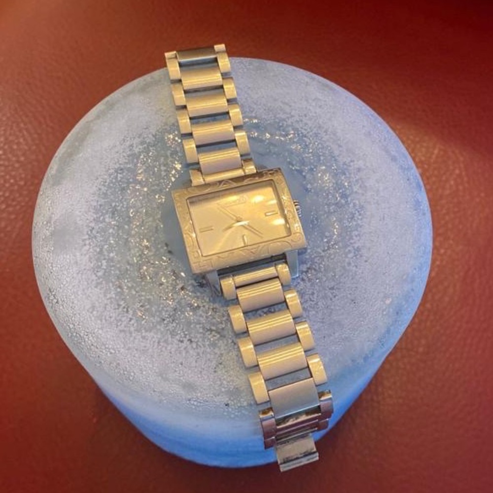 Coach stainless steel watch